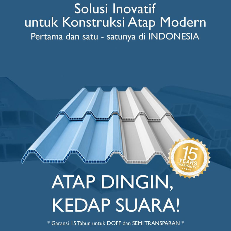 supplier atap upvc rooftop